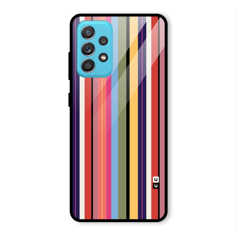 Wrapping Stripes Glass Back Case for Galaxy A52s 5G