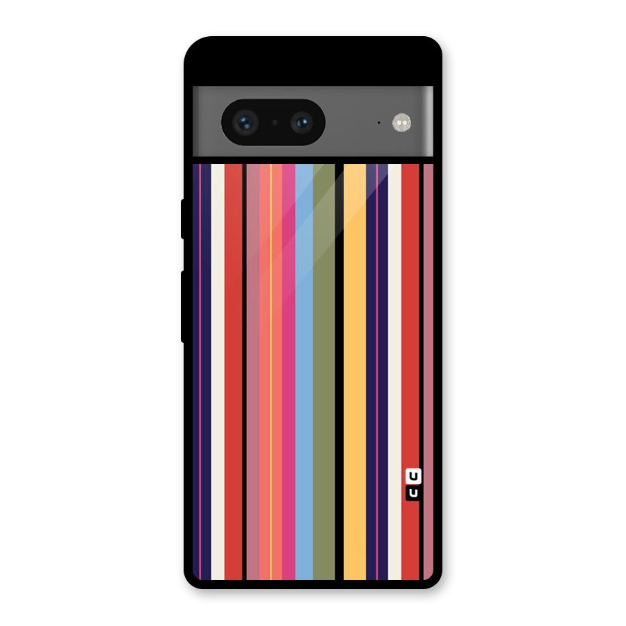 Wrapping Stripes Glass Back Case for Google Pixel 7