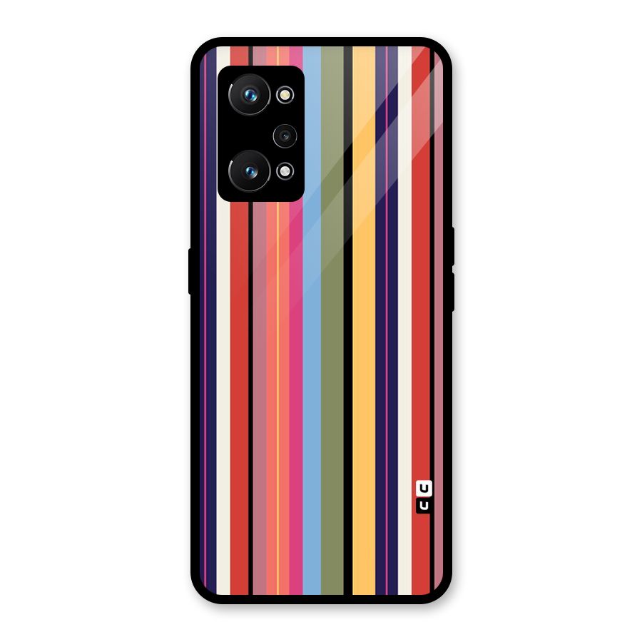 Wrapping Stripes Glass Back Case for Realme GT Neo 3T
