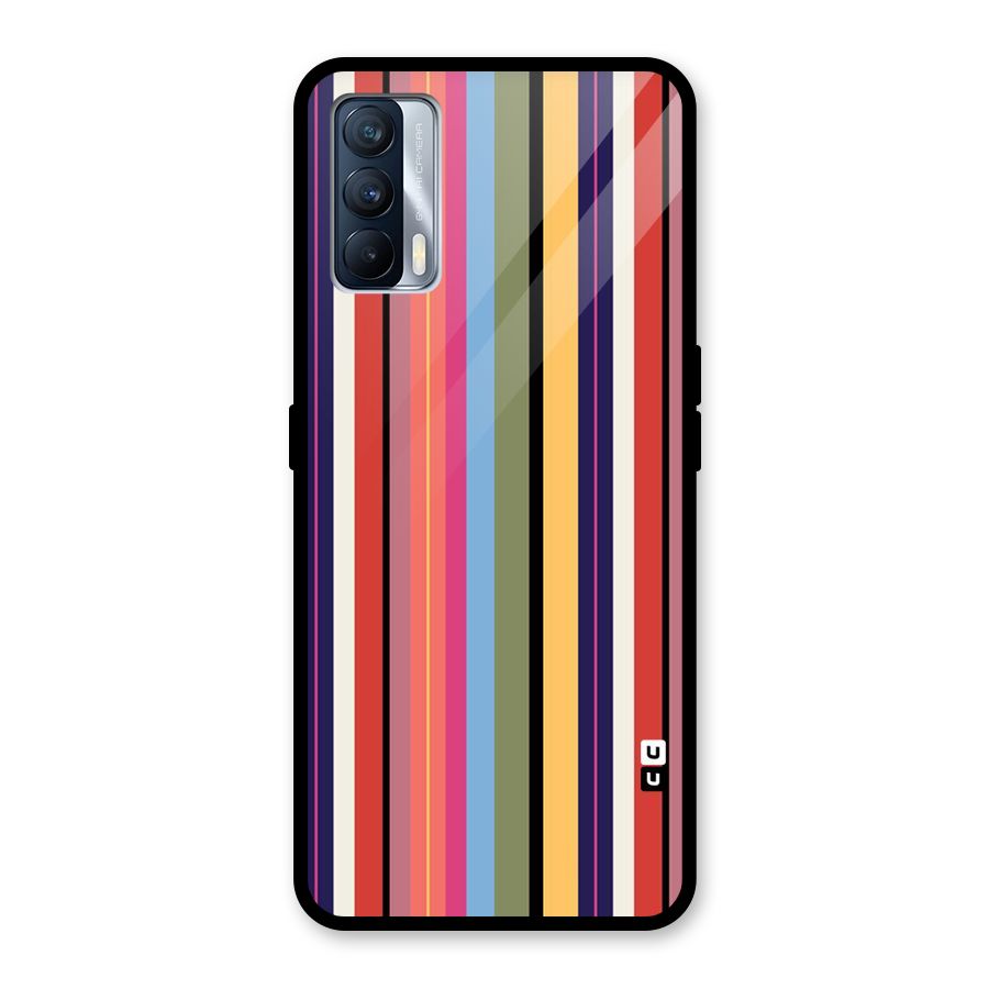 Wrapping Stripes Glass Back Case for Realme X7