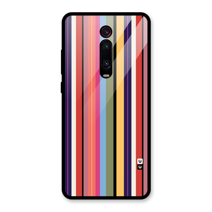 Wrapping Stripes Glass Back Case for Redmi K20 Pro
