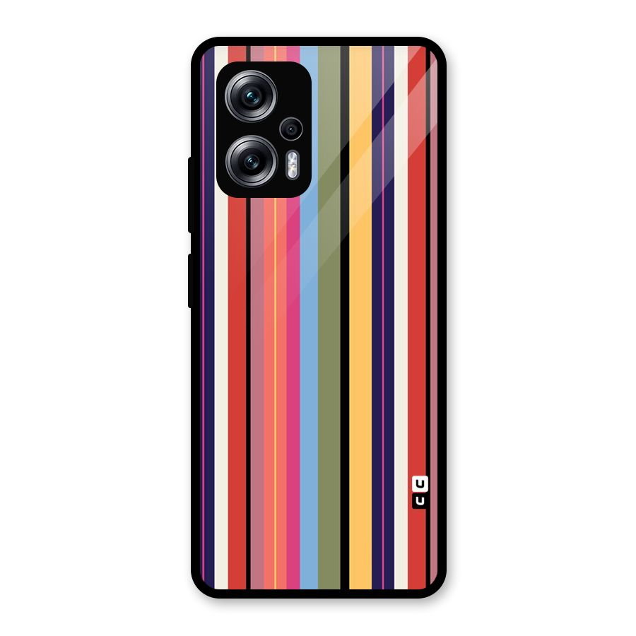 Wrapping Stripes Glass Back Case for Redmi K50i
