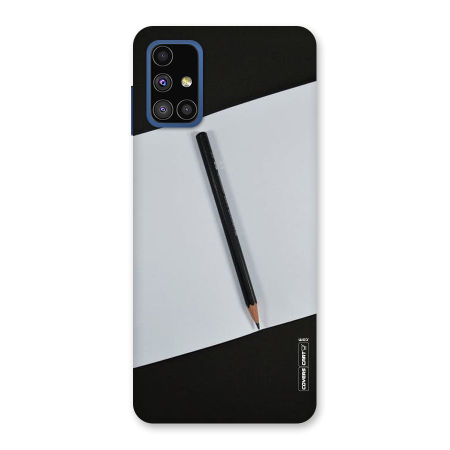 Write Your Thoughts Back Case for Galaxy M51