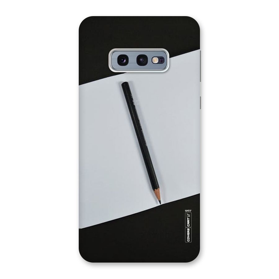 Write Your Thoughts Back Case for Galaxy S10e