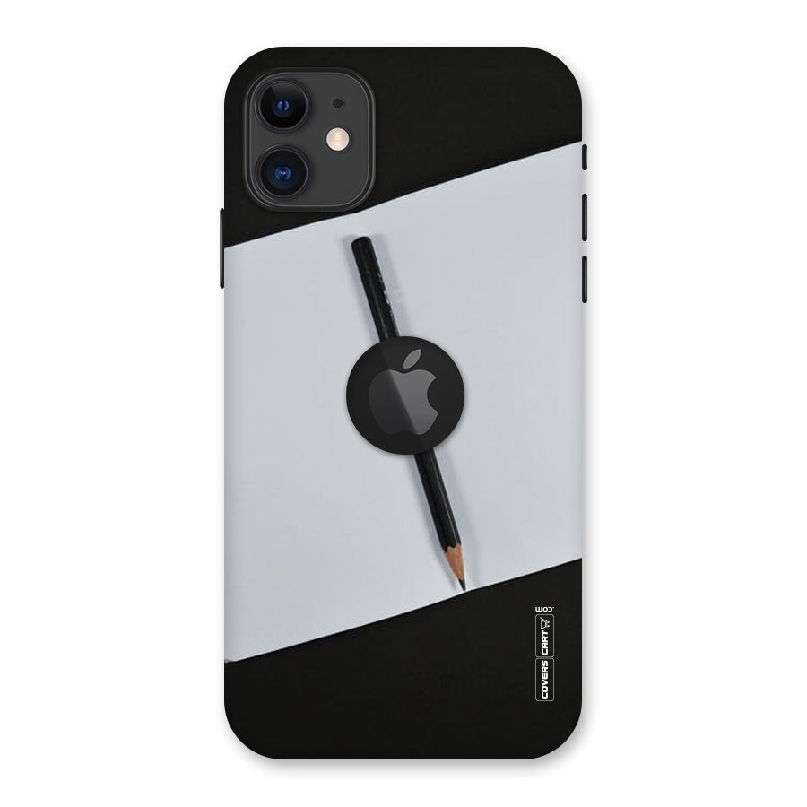 Write Your Thoughts Back Case for iPhone 11 Logo Cut