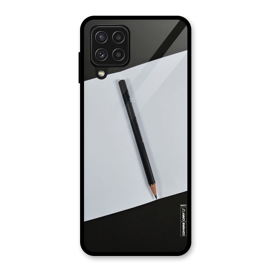 Write Your Thoughts Glass Back Case for Galaxy A22 4G