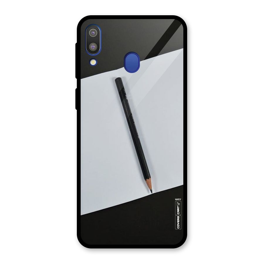 Write Your Thoughts Glass Back Case for Galaxy M20