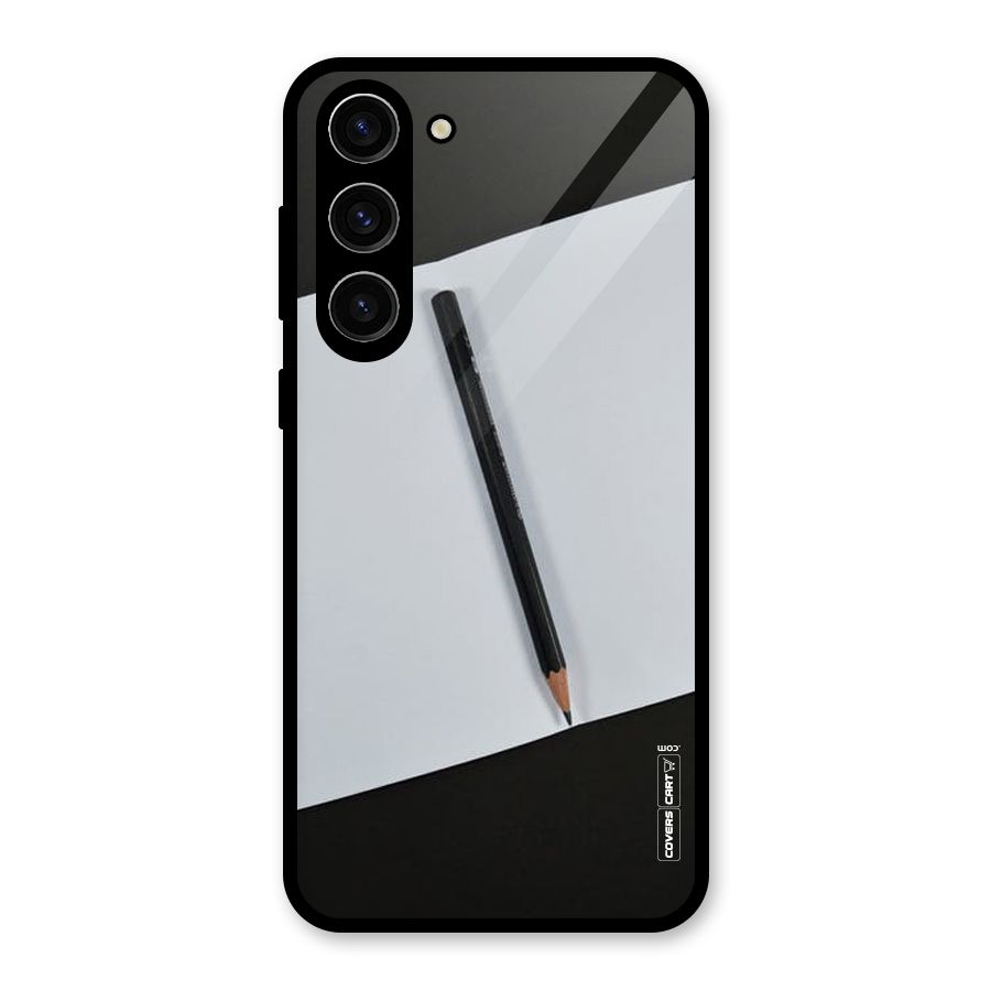 Write Your Thoughts Glass Back Case for Galaxy S23 Plus