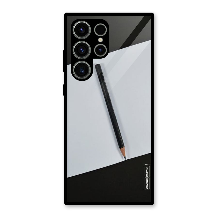Write Your Thoughts Glass Back Case for Galaxy S23 Ultra