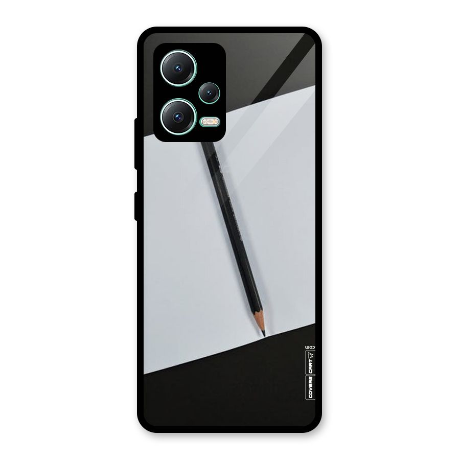 Write Your Thoughts Glass Back Case for Redmi Note 12 5G
