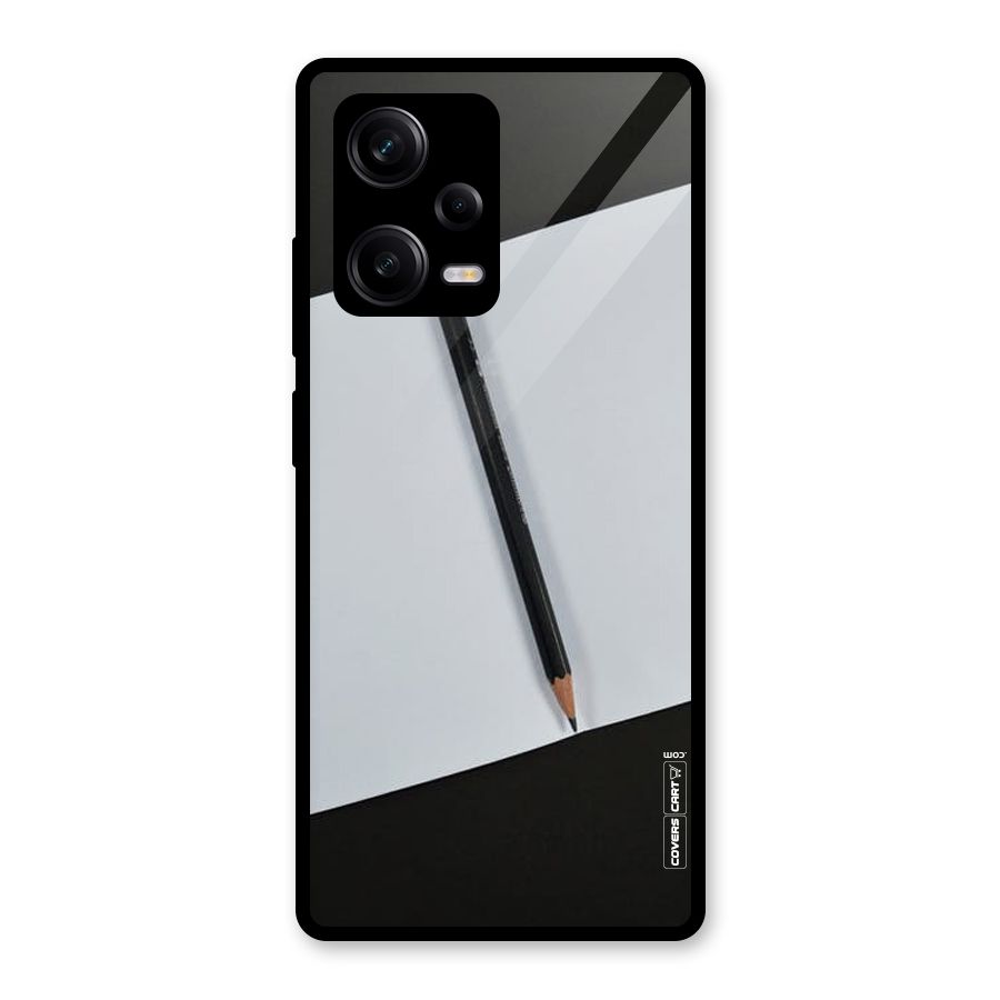 Write Your Thoughts Glass Back Case for Redmi Note 12 Pro
