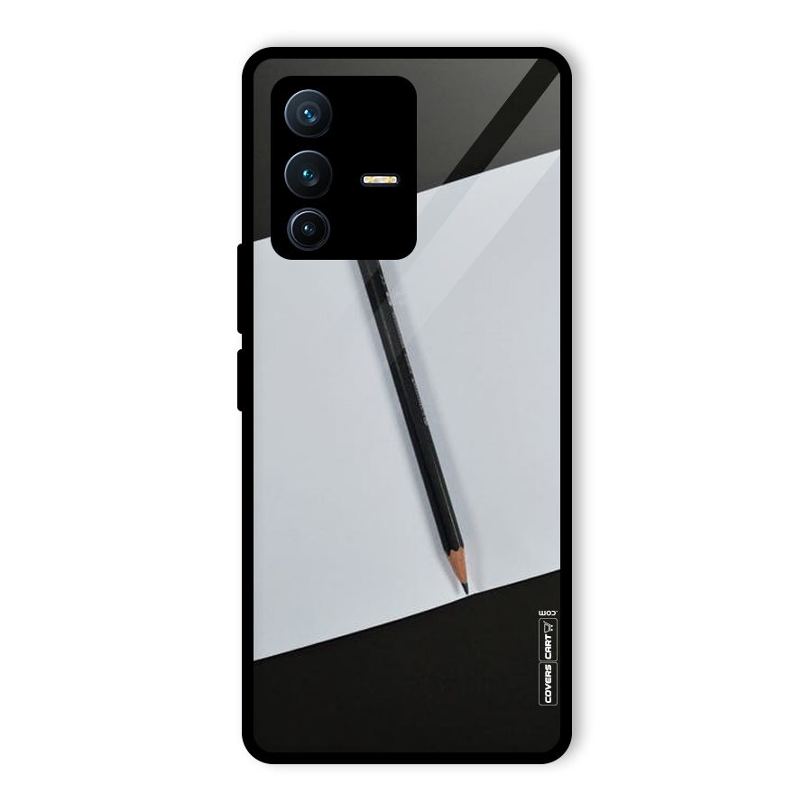 Write Your Thoughts Glass Back Case for Vivo V23 Pro