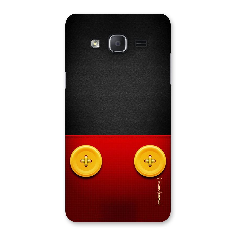 Yellow Button Back Case for Galaxy On7 2015