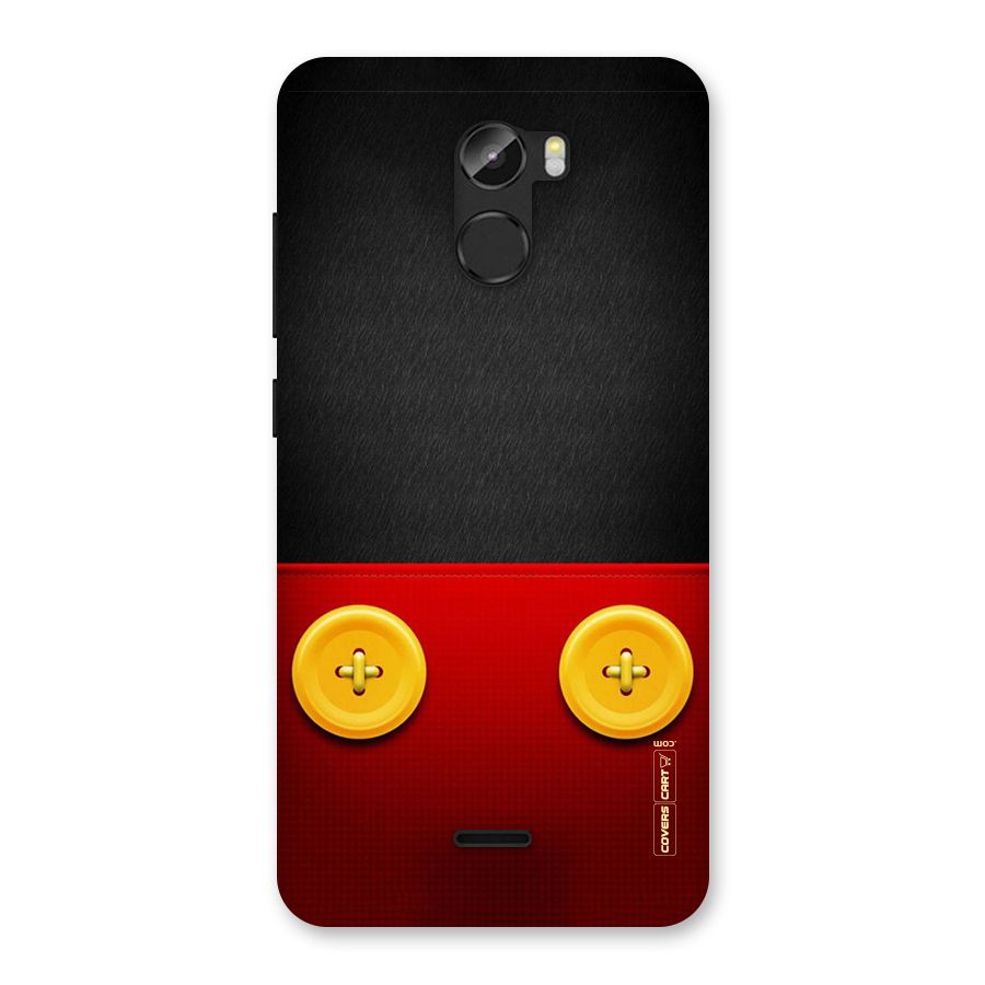Yellow Button Back Case for Gionee X1
