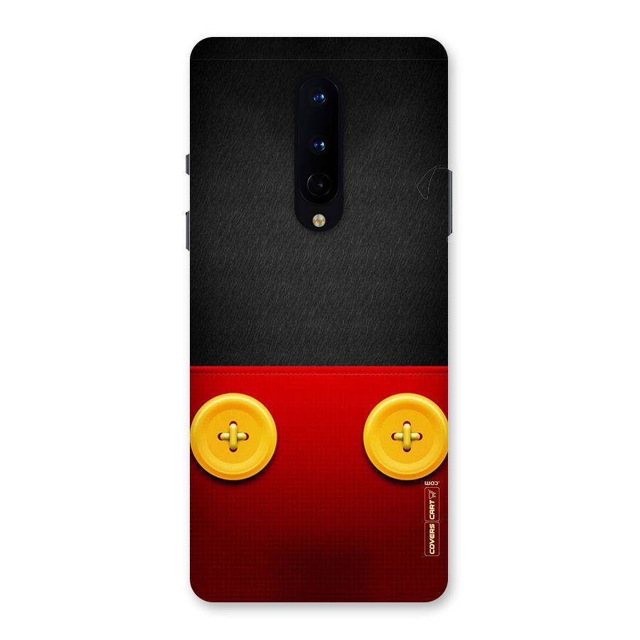 Yellow Button Back Case for OnePlus 8