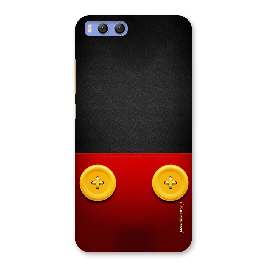 Yellow Button Back Case for Xiaomi Mi 6