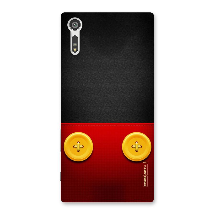 Yellow Button Back Case for Xperia XZ