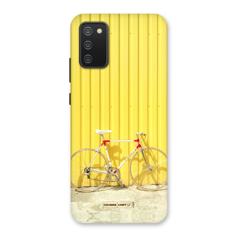 Yellow Cycle Classic Back Case for Galaxy M02s