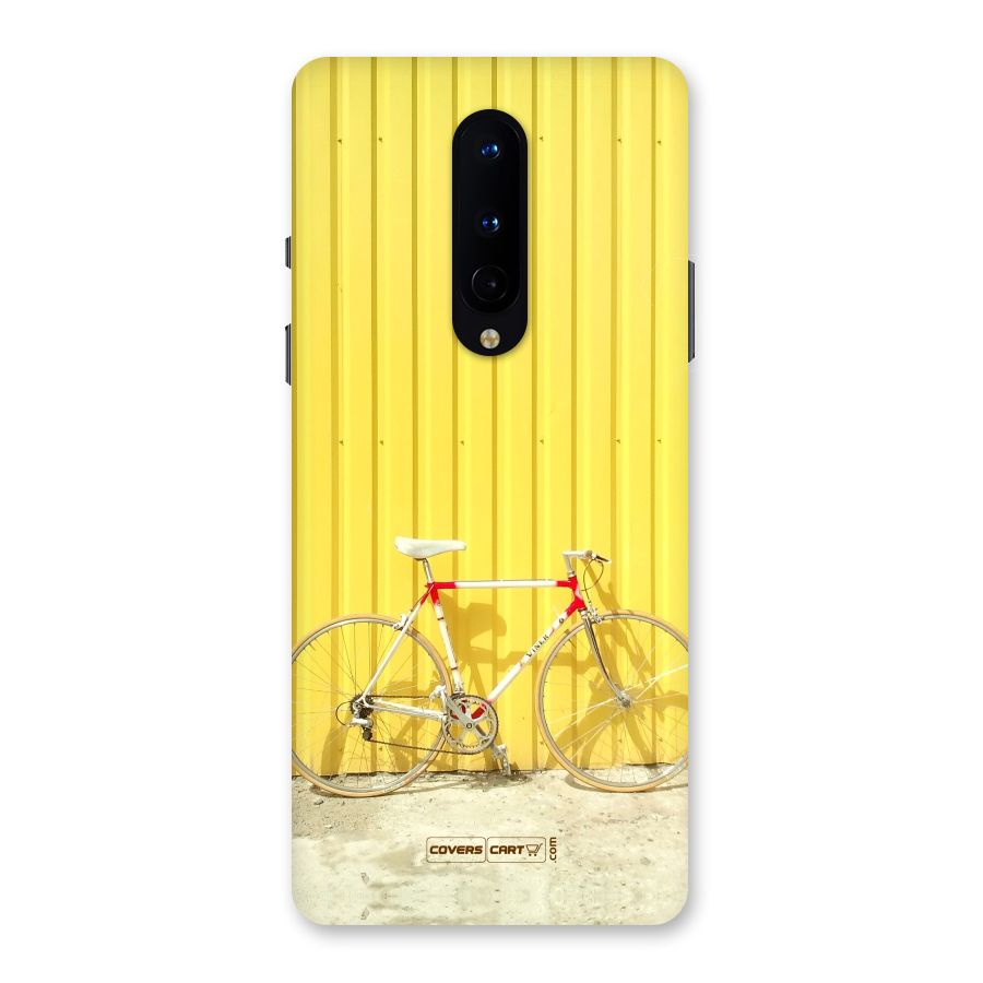 Yellow Cycle Classic Back Case for OnePlus 8