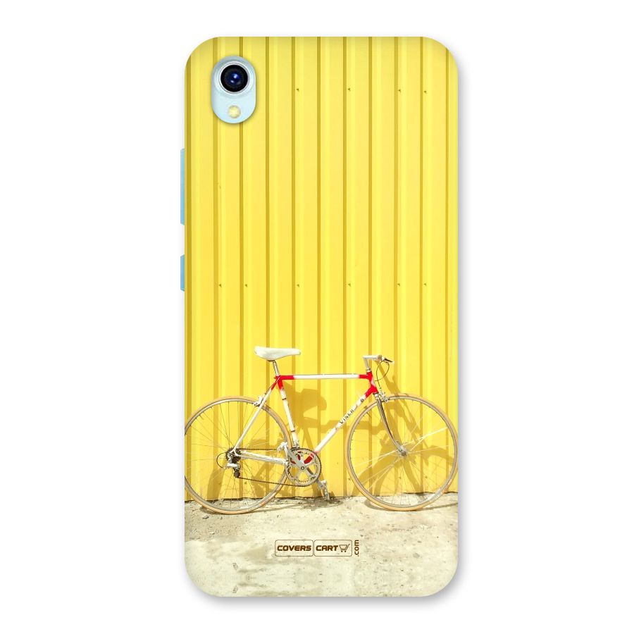 Yellow Cycle Classic Back Case for Vivo Y1s