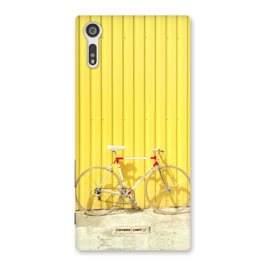 Yellow Cycle Classic Back Case for Xperia XZ