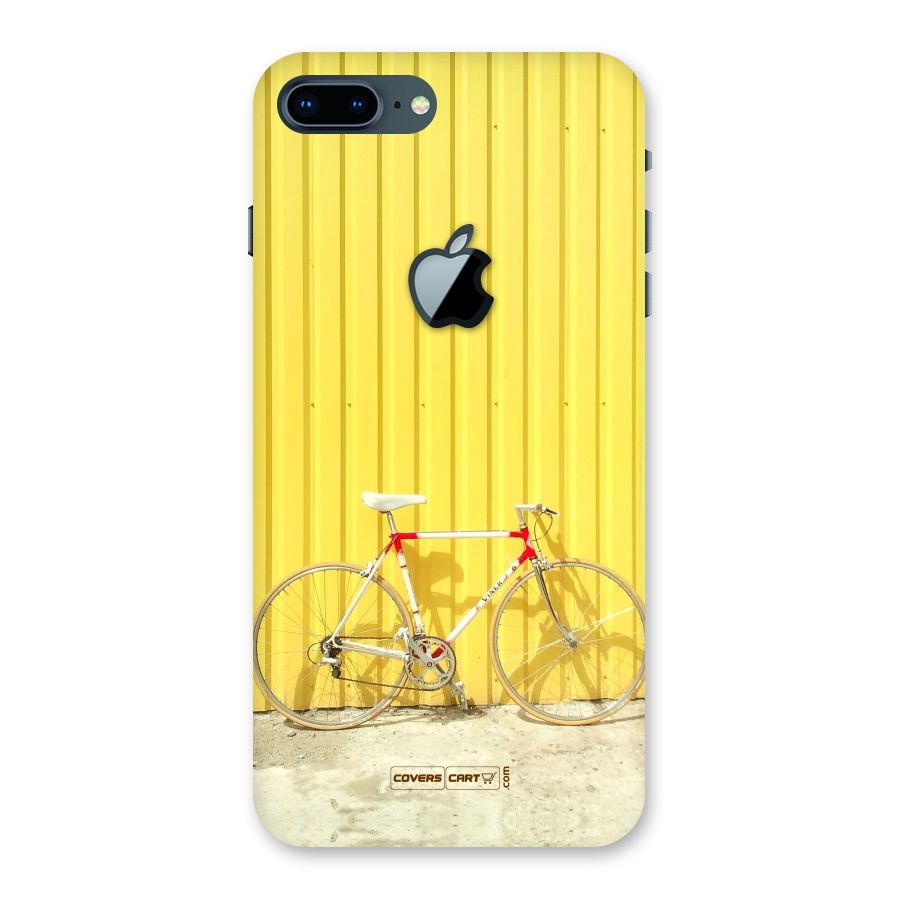 Yellow Cycle Classic Back Case for iPhone 7 Plus Apple Cut