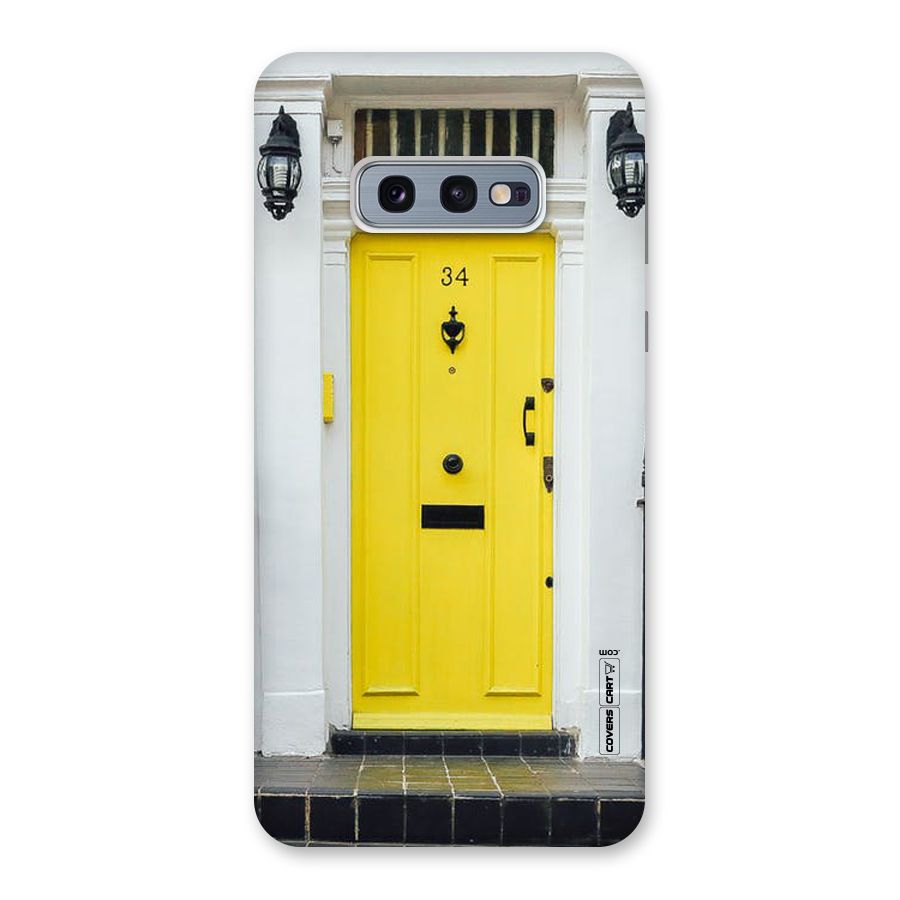 Yellow Door Back Case for Galaxy S10e