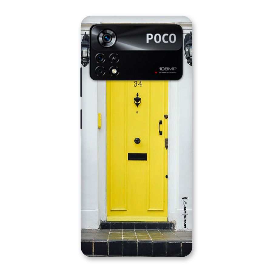 Yellow Door Back Case for Poco X4 Pro 5G