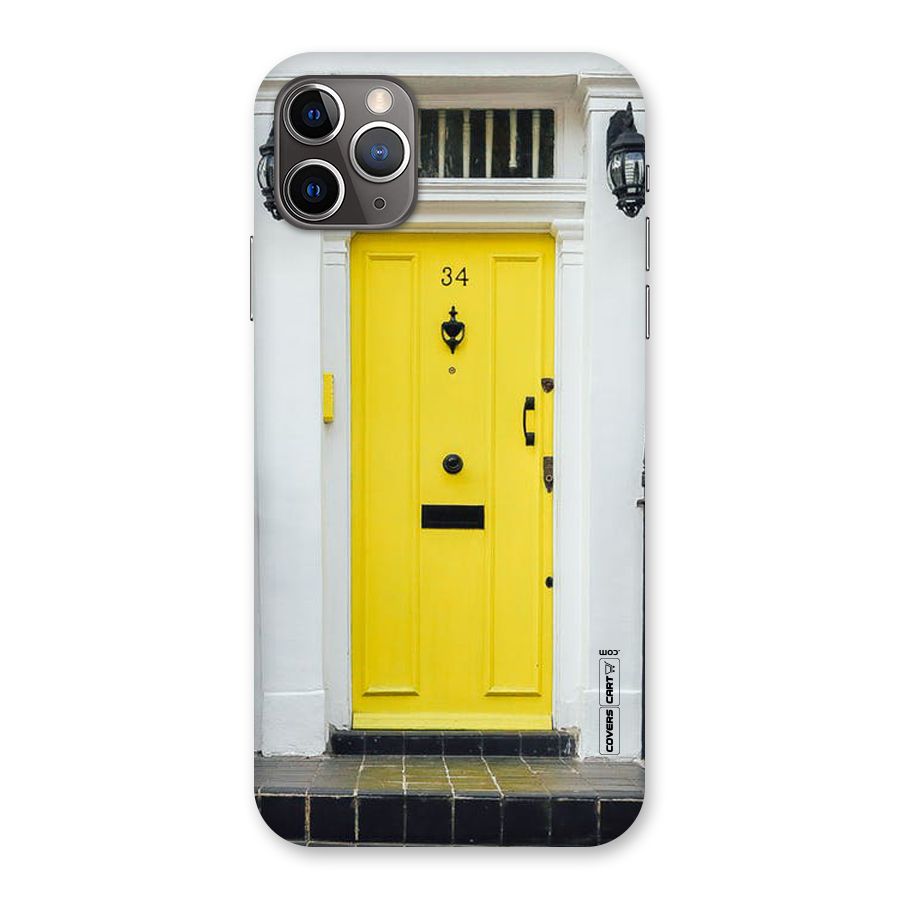 Yellow Door Back Case for iPhone 11 Pro Max