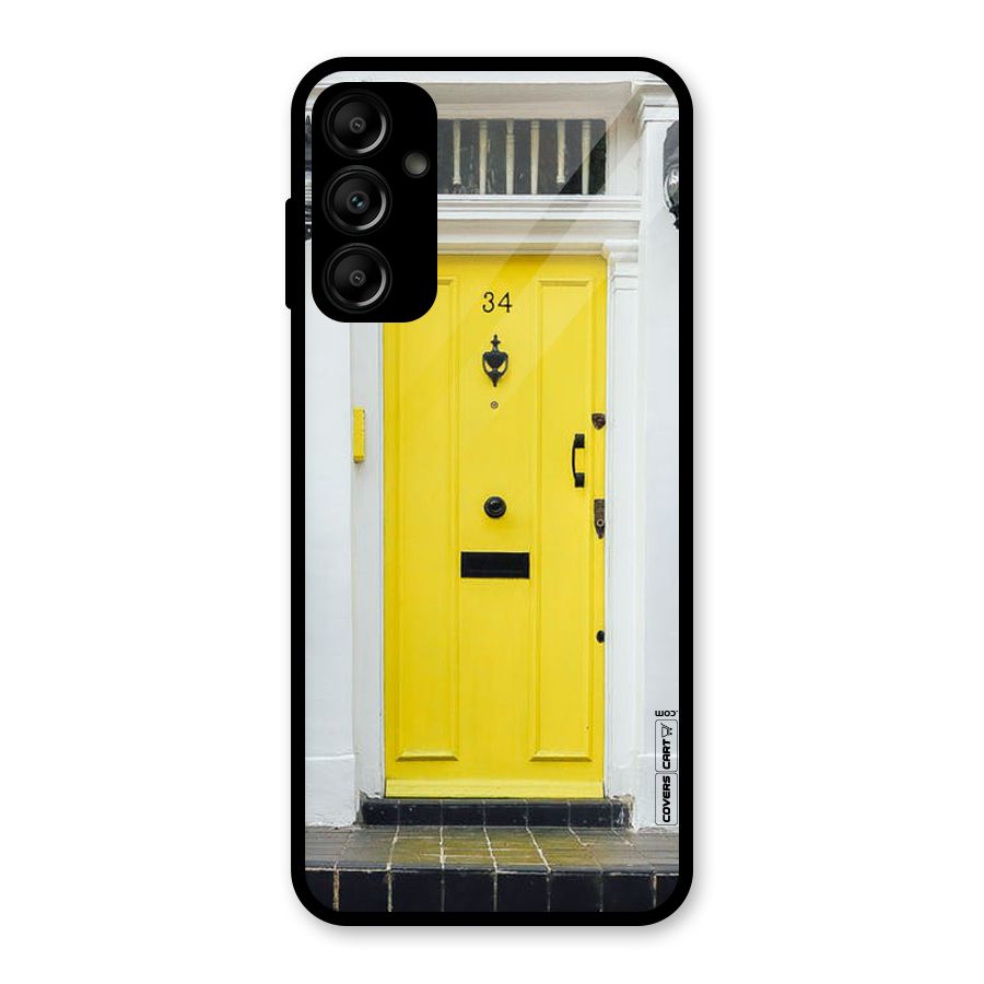 Yellow Door Glass Back Case for Galaxy A14 5G