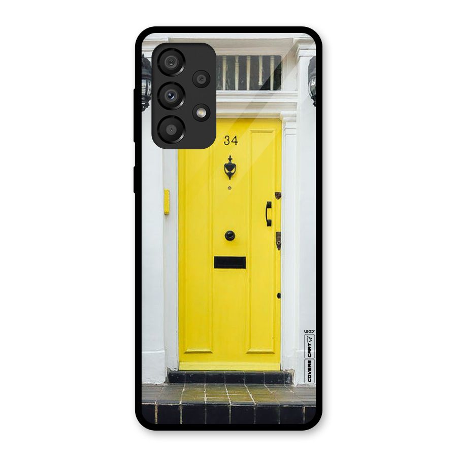 Yellow Door Glass Back Case for Galaxy A33 5G