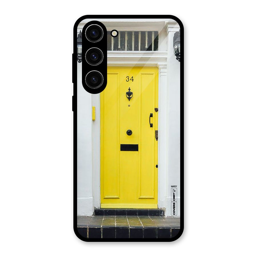 Yellow Door Glass Back Case for Galaxy S23 Plus