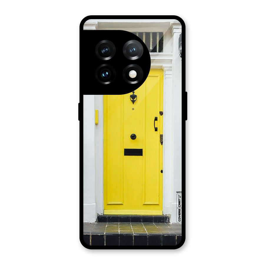 Yellow Door Glass Back Case for OnePlus 11