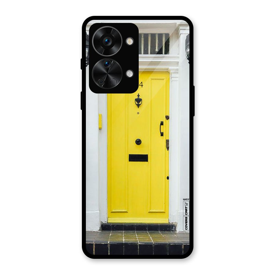 Yellow Door Glass Back Case for OnePlus Nord 2T