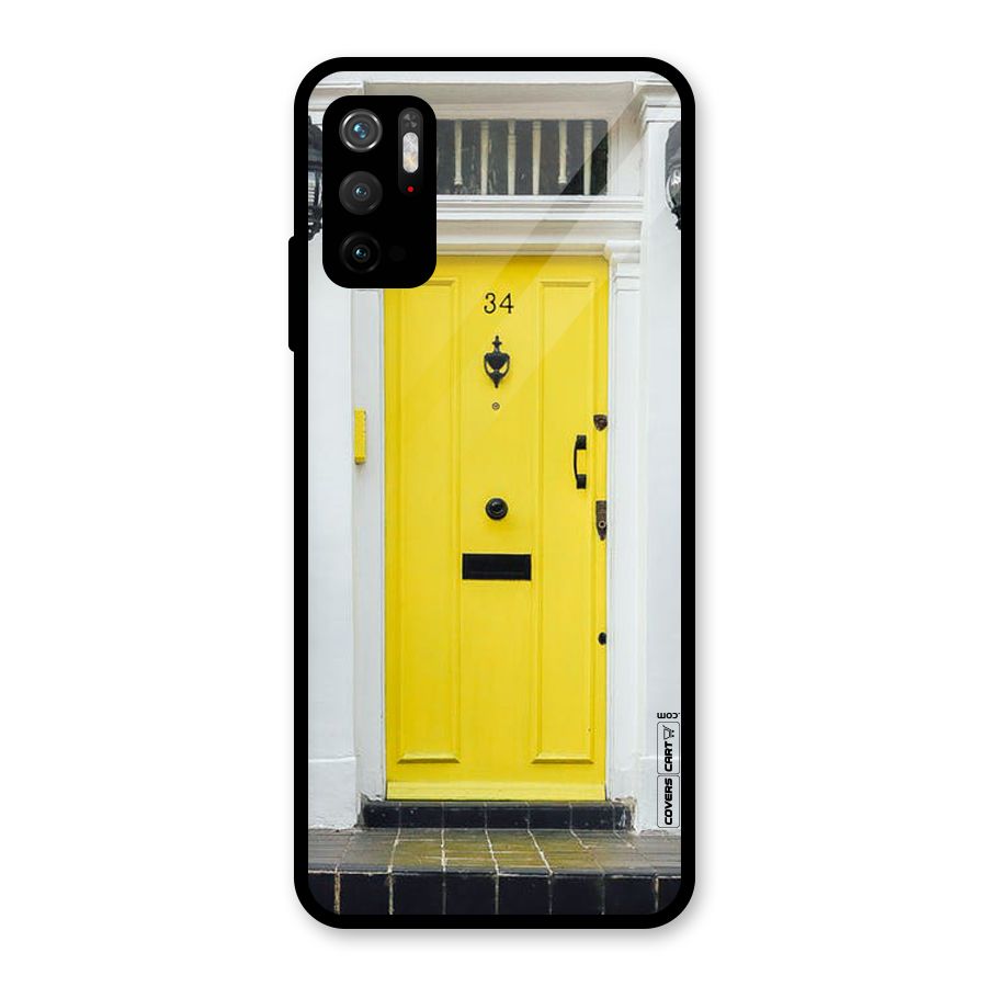 Yellow Door Glass Back Case for Poco M3 Pro 5G
