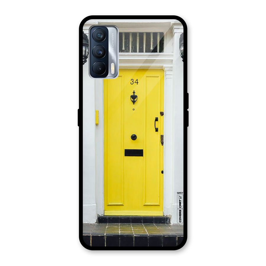 Yellow Door Glass Back Case for Realme X7