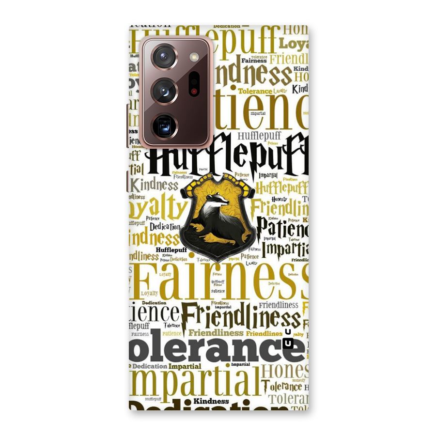 Yellow Fairness Back Case for Galaxy Note 20 Ultra
