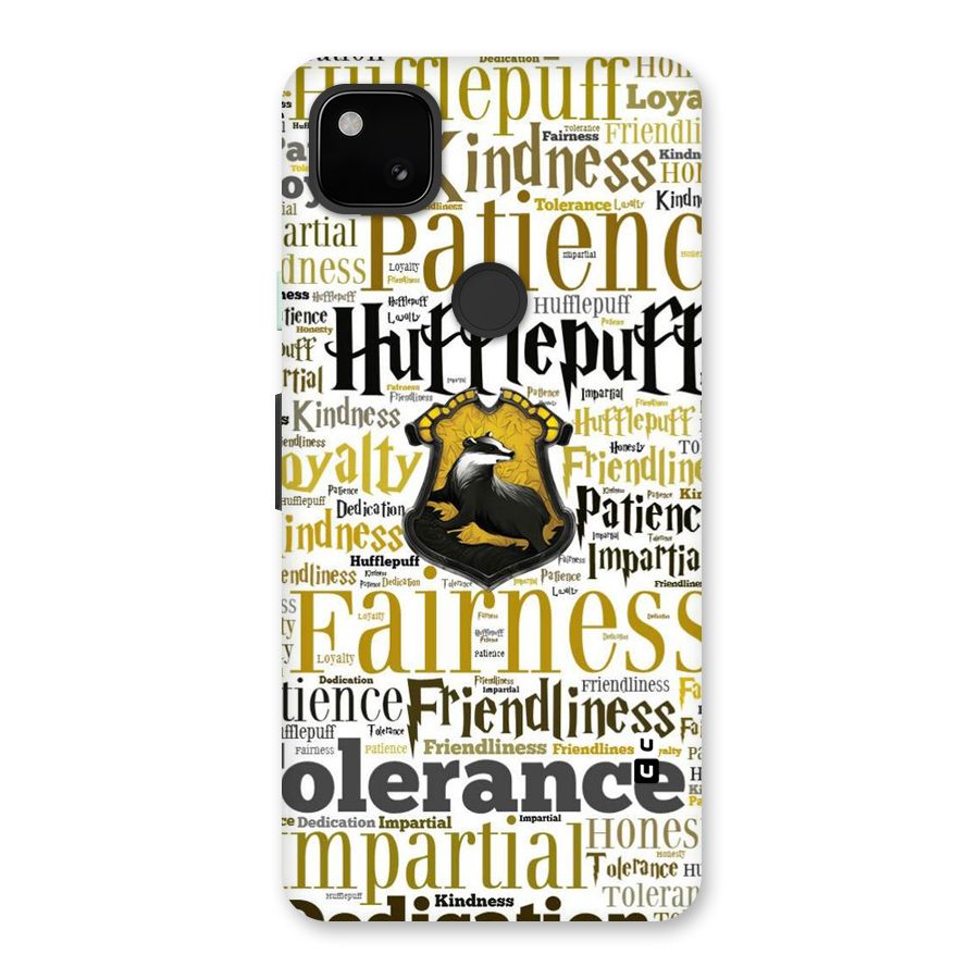 Yellow Fairness Back Case for Google Pixel 4a