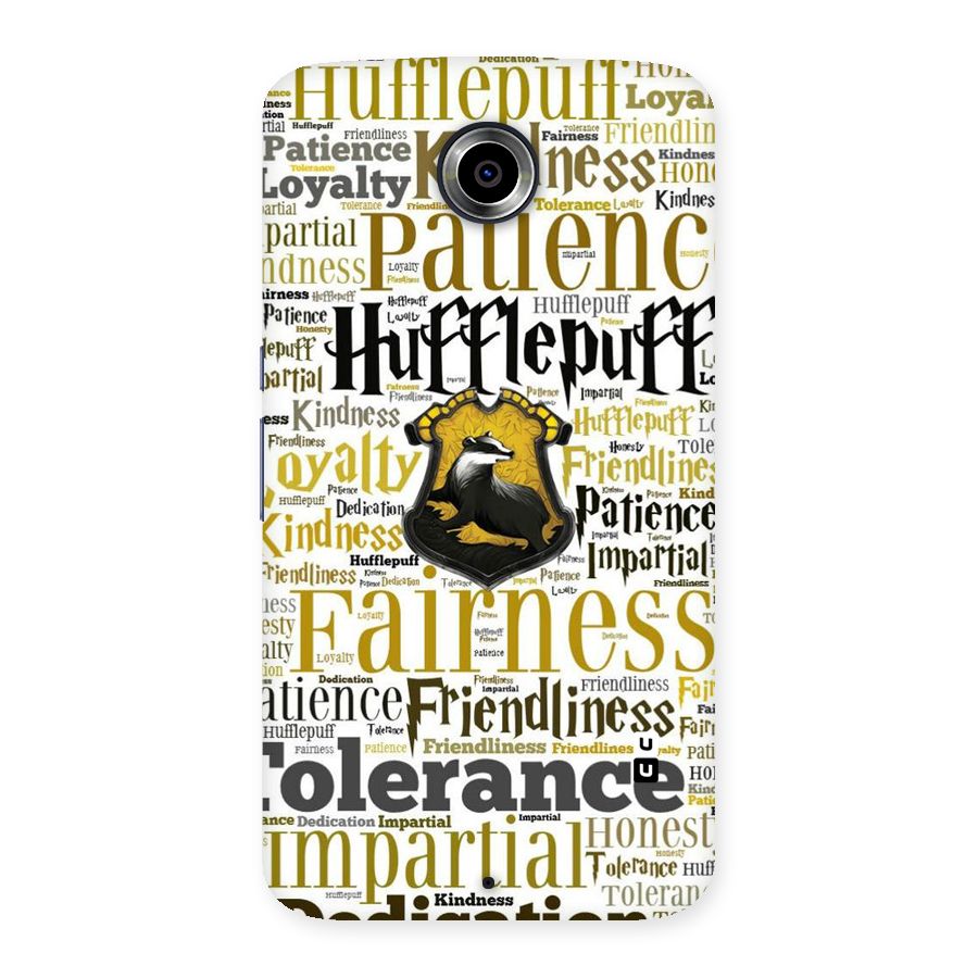 Yellow Fairness Back Case for Nexsus 6