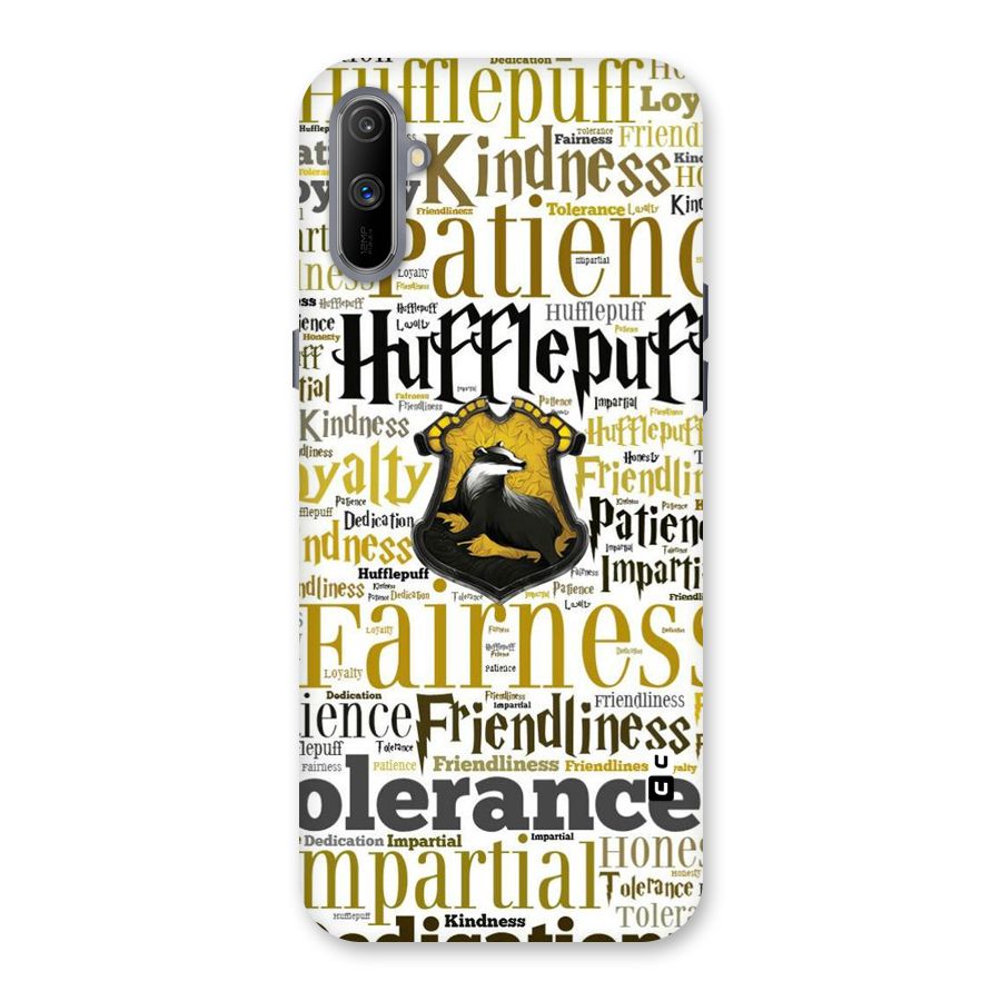 Yellow Fairness Back Case for Realme C3