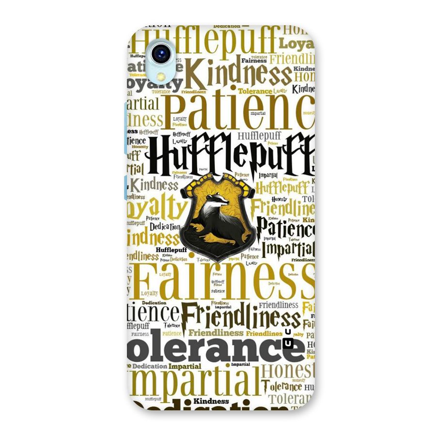 Yellow Fairness Back Case for Vivo Y1s