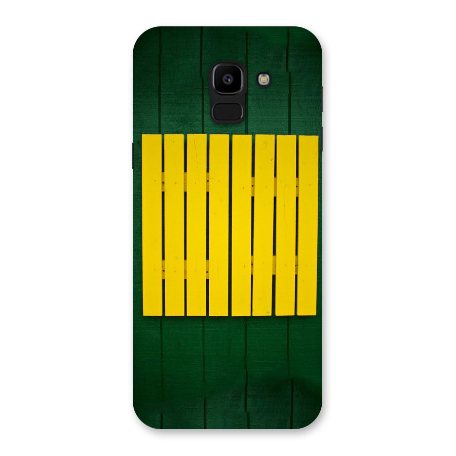 Yellow Fence Back Case for Galaxy J6