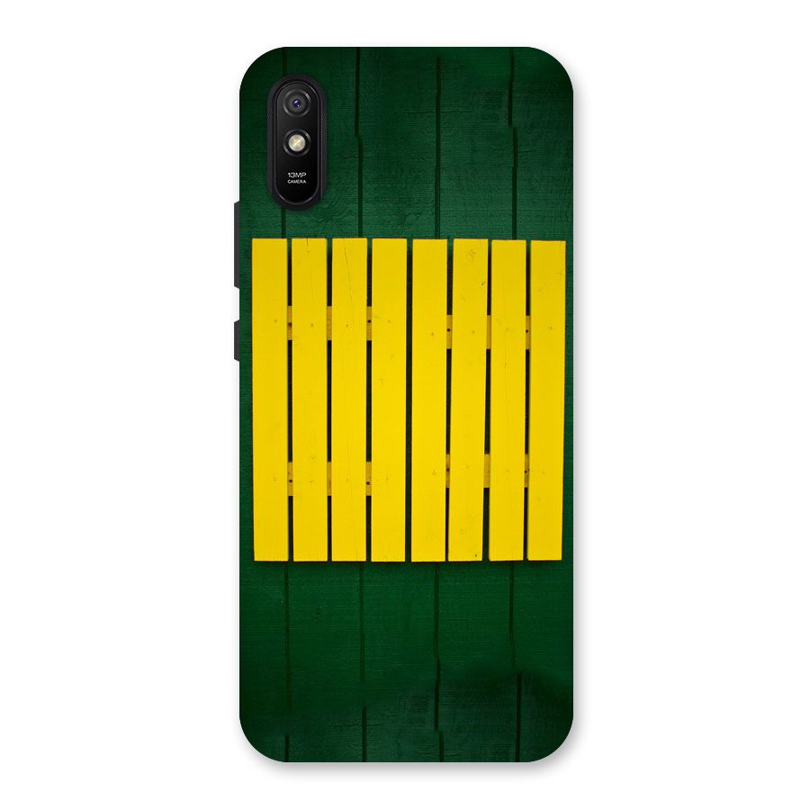 Yellow Fence Back Case for Redmi 9A