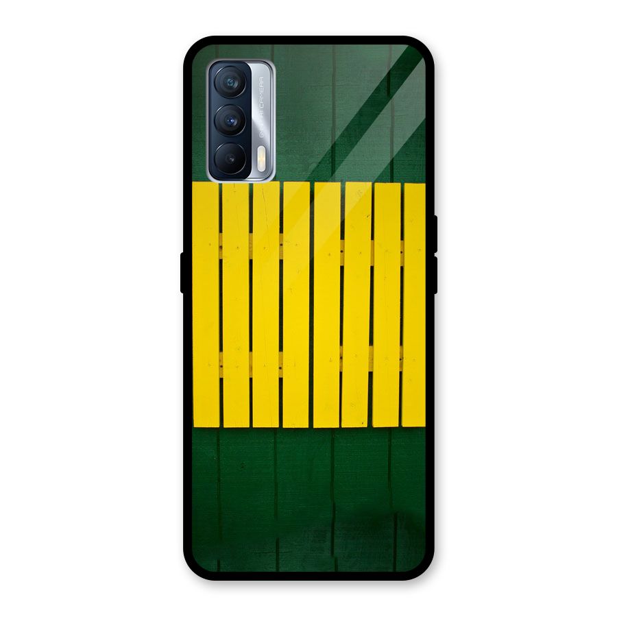 Yellow Fence Glass Back Case for Realme X7
