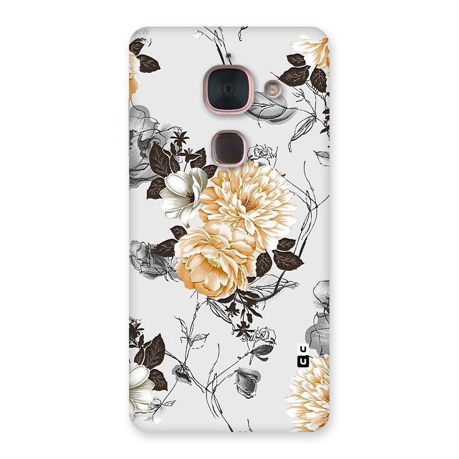 Yellow Floral Back Case for Le Max 2