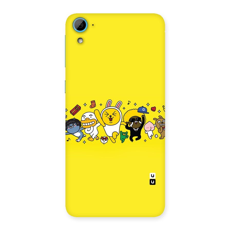 Yellow Friends Back Case for HTC Desire 826
