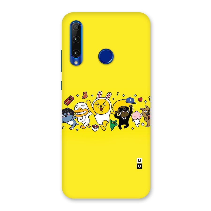 Yellow Friends Back Case for Honor 20i