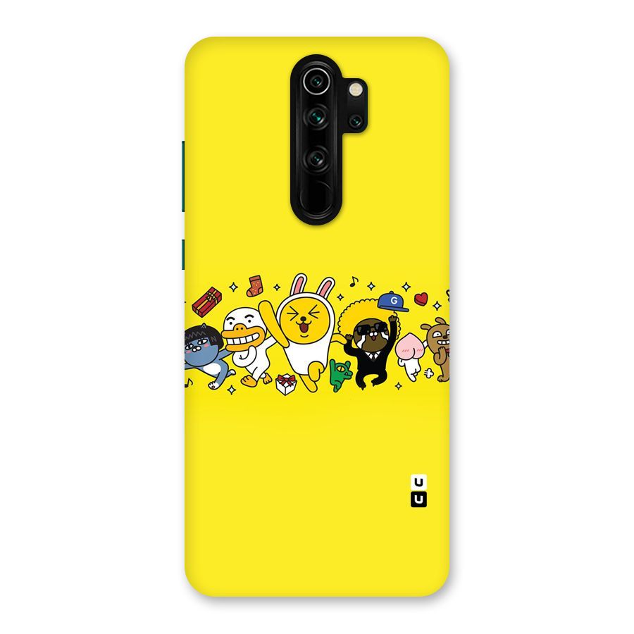 Yellow Friends Back Case for Redmi Note 8 Pro