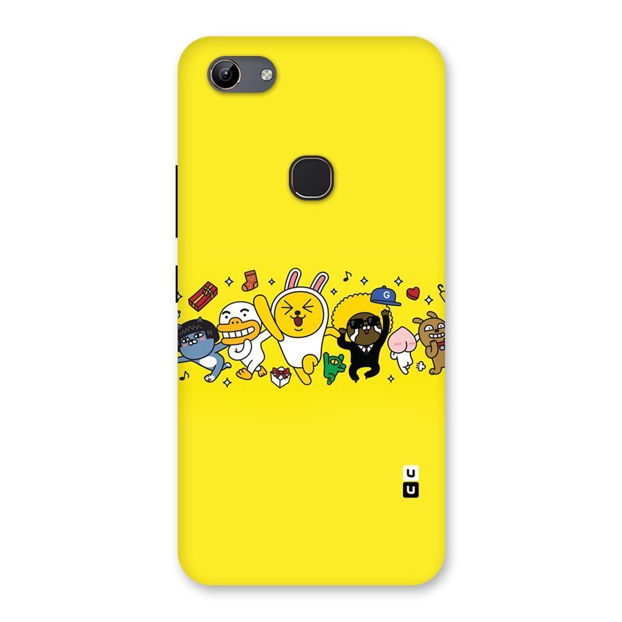 Yellow Friends Back Case for Vivo Y81