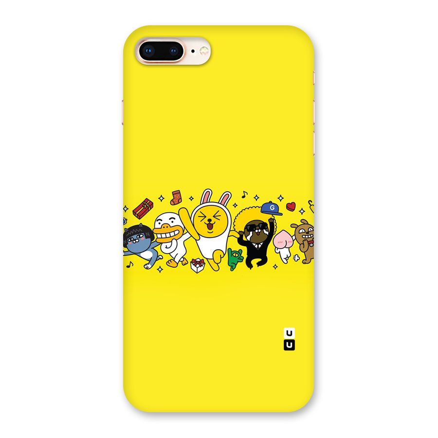 Yellow Friends Back Case for iPhone 8 Plus